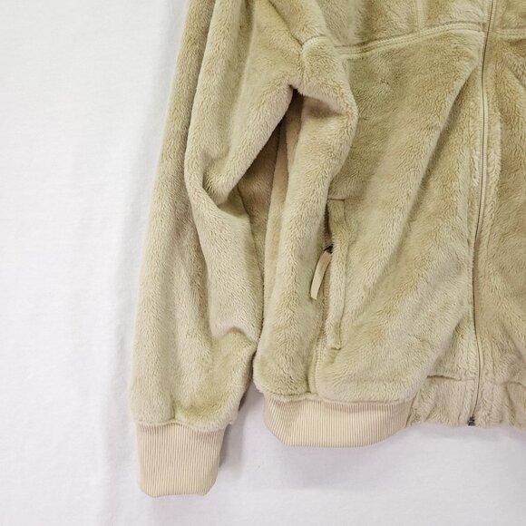 The North Face Osito Lux Jacket Women's Medium Beige Long Sleeve Full Zip - Picture 12 of 16